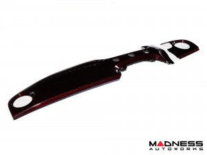 FIAT 500 Custom Dashboard - Carbon Fiber - Red Candy - RHD